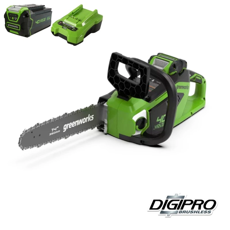Greenworks Accu Kettingzaag DigiPro 40V 4.0Accu En Lader 3 Greenworks Accu Kettingzaag DigiPro 40V 4.0Accu En Lader