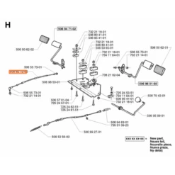 Husqvarna Remkabel Rider 11 13 15 BIO 506 99 27-01