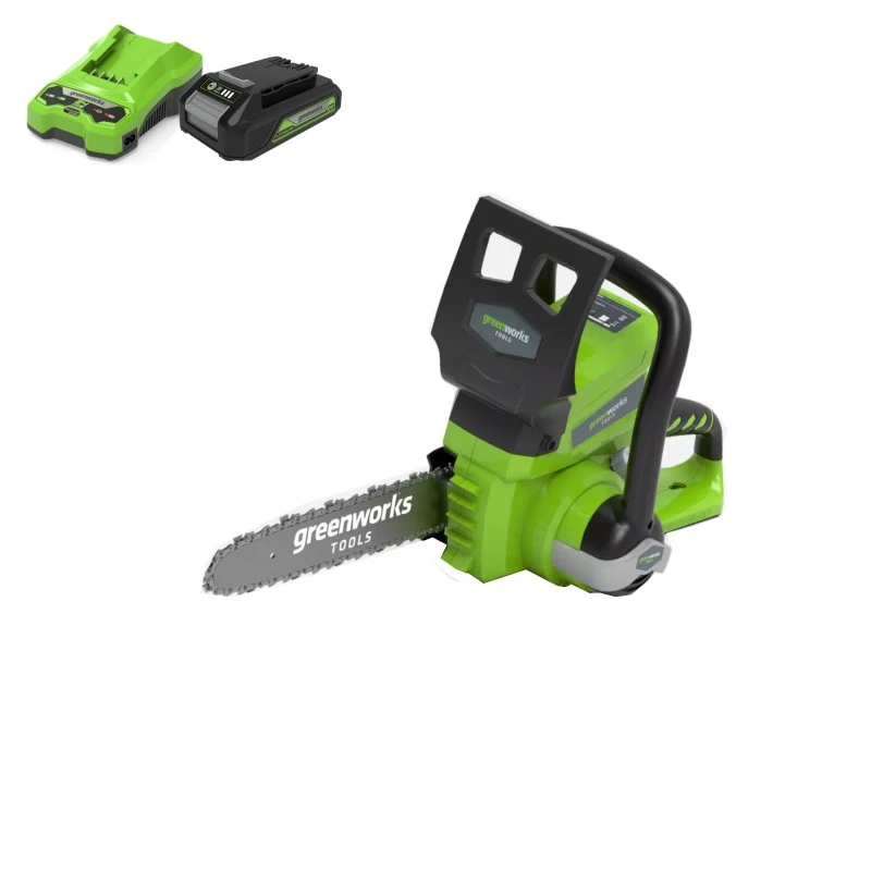 Greenworks Accu Kettingzaag 24V Incl Accu 2.0 AH En Lader 3 Greenworks Accu Kettingzaag 24V Incl Accu 2.0 AH En Lader